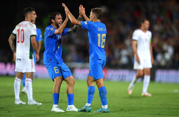 Italia vs Hungaria Nicolo Barella dan Pellegrini Jadi Pembeda - Davide Calabria (@iF2is)