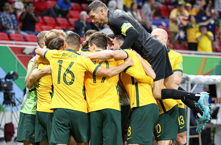 Kalahkan UEA, Australia Jaga Asa Lolos ke Piala Dunia 2022 (@Socceroos)