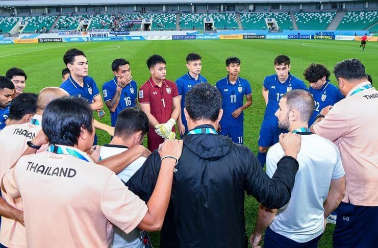 Para pemain timnas U-23 Thailand diakui Worrawoot Srimaka dilanda keletihan.