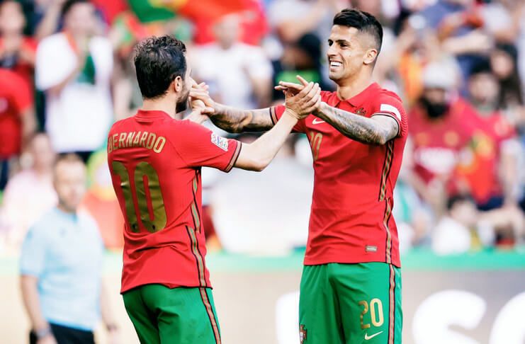 Portugal vs Rep. Cheska Dua Assist Bernardo Silva Jadi Pembeda - Joao Cancelo (@iF2is)