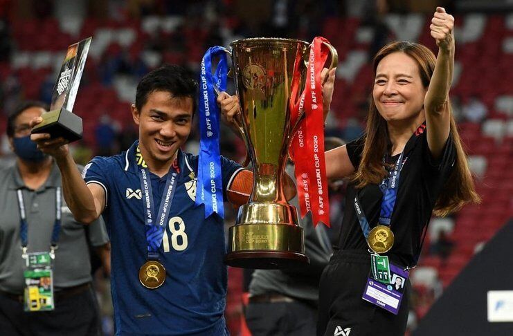Chanathip Songkrasin punya peran besar pada kesuksesan timnas Thailand di Piala AFF 2020.