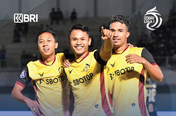 Dewa United vs Persikabo Panggung Dimas Drajad (@Liga1Match)