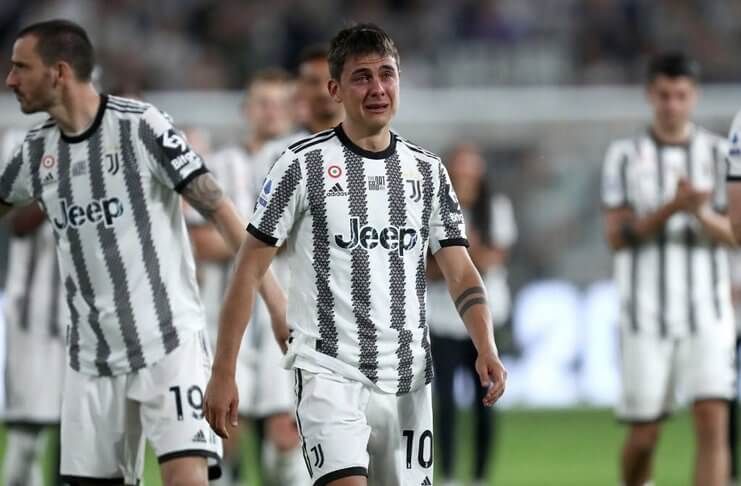 Paulo Dybala menangis pada laga terakhirnya bersama Juventus.