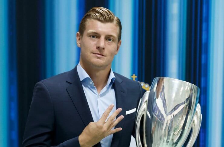 Toni Kroos sudah 4 kali juara Piala Super Eropa.