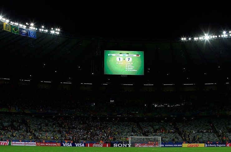 Skor 7-1 yang dibukukan Jerman tercatat di fakta Piala Dunia sebagai kemenangan terbesar pada babak semifinal.