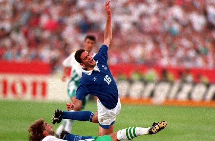 Alexandros Alexoudis hanya main 58 menit bagi timnas Yunani di Piala Dunia 1994.
