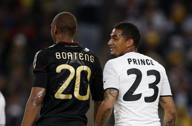Kevin Prince-dan Jerome Boateng akhirnya membela negara berbeda dan tercatat dalam fakta Piala Dunia.
