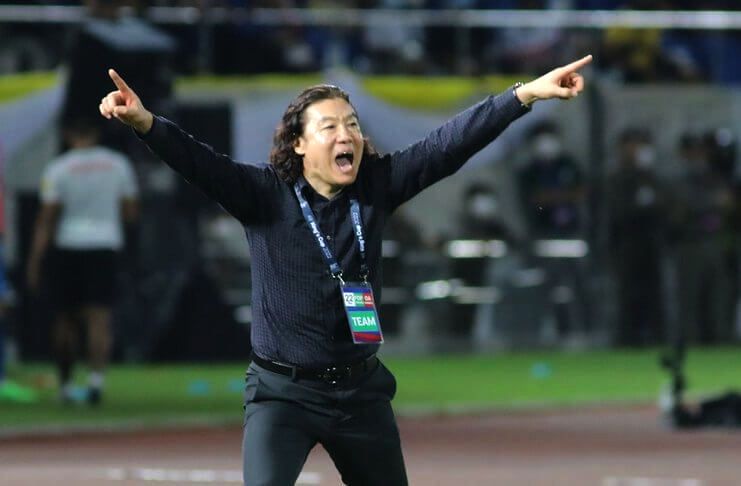 Kim Pan-gon menyebut semangat juang tinggi jadi kunci kemenangan timnas Malaysia atas timnas Thailand.