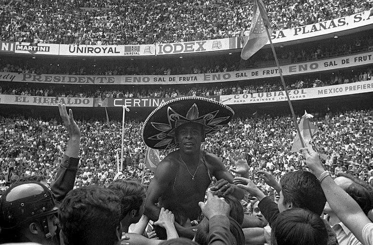 Meksiko untuk kali pertama jadi tuan rumah Piala Dunia pada 1970.