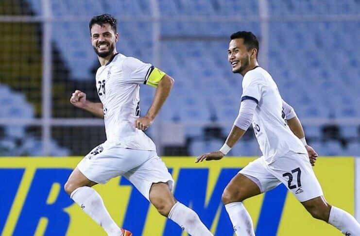 Paulo Josue mencetak gol pembuka saat KL City FC menghadapi ATK Mohun Bagan.