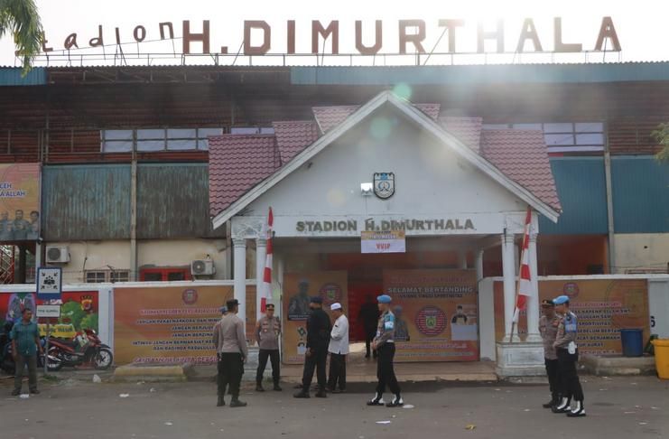 Persiraja Banda Aceh vs PSMS Medan, stadion H. Dimurthala lampu padam - Bolaacehsport