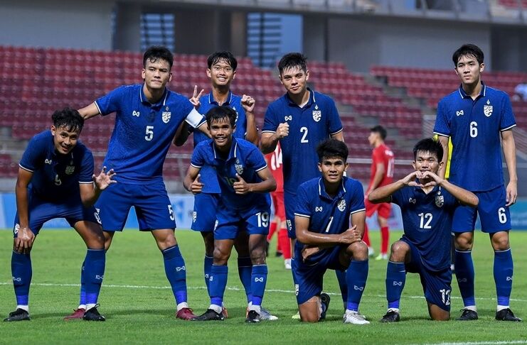 Timnas U-20 Thailand menang 3-0 atas Afghanistan pada kualifikasi Piala Asia U-20 2023.