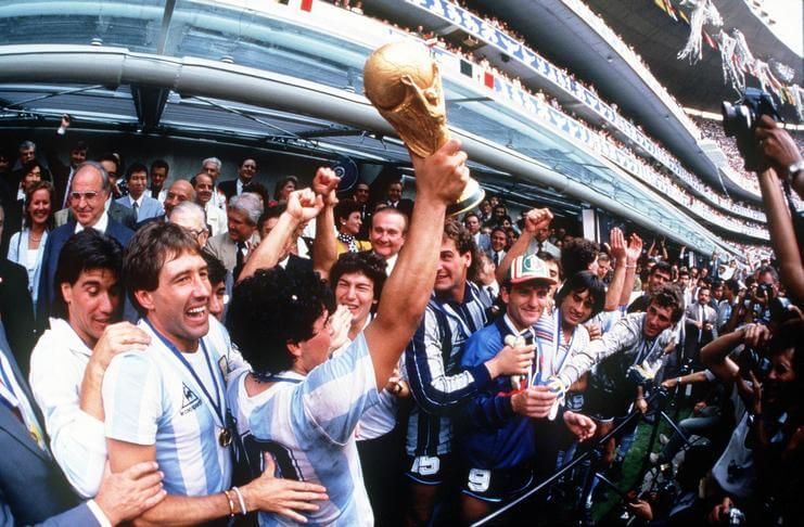 Argentina menjuarai Piala Dunia 1986.