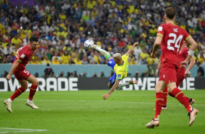 Brasil vs Serbia Richarlison Gemilang, Selecao Menang (@iF2is)