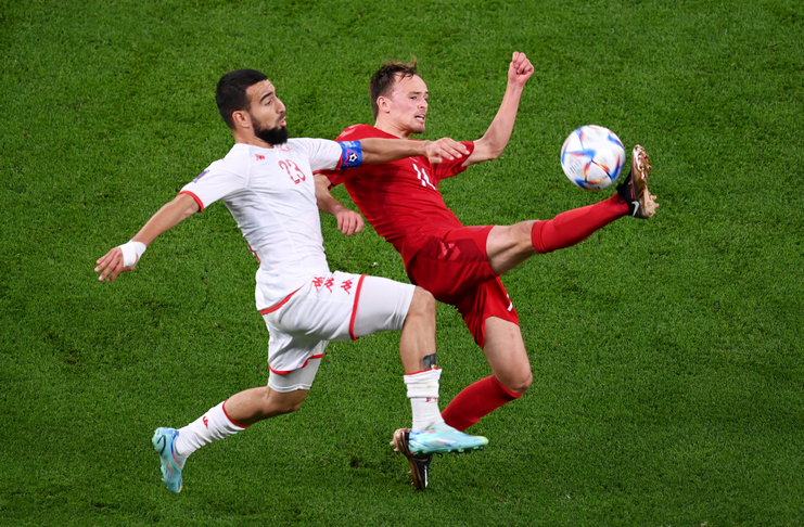 Denmark vs Tunisia - Piala Dunia 2022 - @optajean