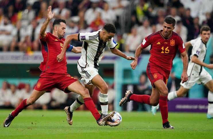 Jamal Musiala tampil memukau pada laga Spanyol vs Jerman.