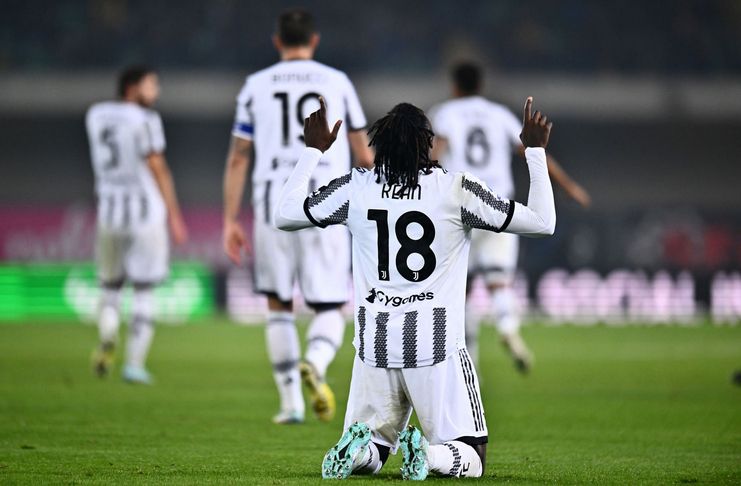 Momen Kontroversi Warnai Kemenangan Juventus Lawan Hellas Verona - Moise Kean (@iF2is)