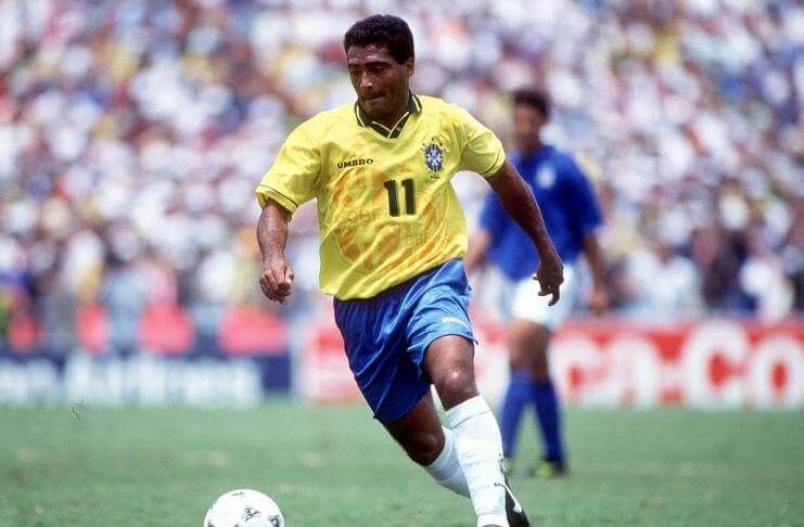 Romario Faria jadi pemain terbaik Piala Dunia 1994.