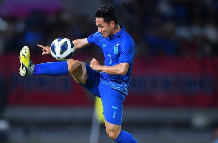 Supachok Sarachat masih masuk daftar sementara skuat timnas Thailand untuk Piala AFF 2022.