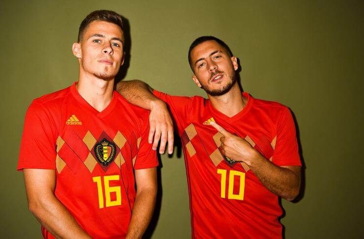 Thorgan dan Eden Hazard jadi satu-satunya pemain bersaudara di Piala Dunia 2018.