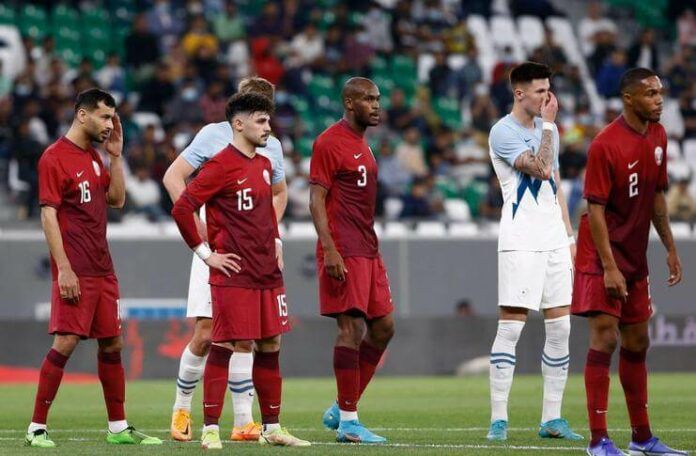 Timnas Qatar menanggung beban berat pada laga pembuka Piala Dunia 2022