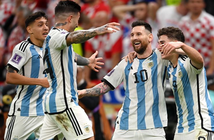 Argentina vs Kroasia - Semifinal Piala Dunia 2022 - Rekor Lionel Messi - @argentina