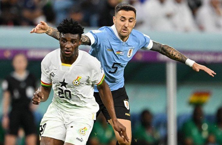 Ghana vs Uruguay, Piala Dunia 2022, Matias Vecino - FIFA