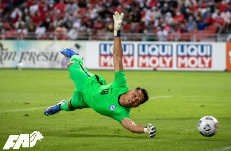 Hassan Sunny belum tergeser dari posisi kiper utama Singapura.