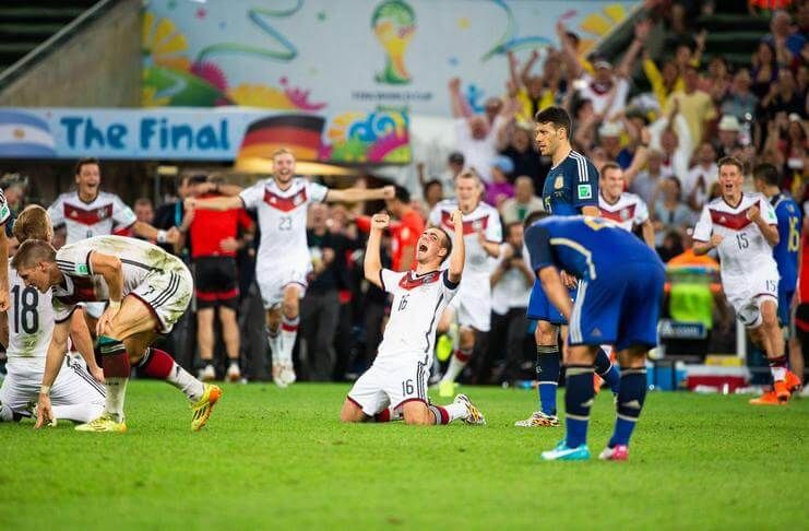 Jerman adalah tim terakhir yang juara di luar benuanya.