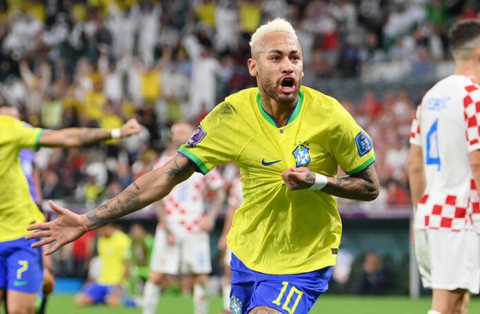 Kroasia vs Brasil - Piala Dunia 2022 - Neymar - @fifaworldcup