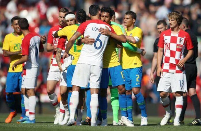 Laga Kroasia vs Brasil untuk kali terakhir terjadi di Anfield pada 2018.