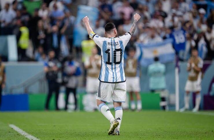 Lionel Messi kini jadi pemain terbaik Argentina di Piala Dunia.