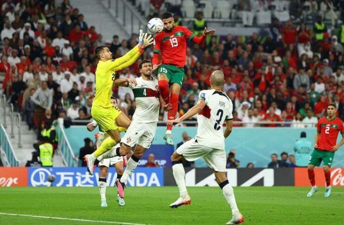 Lompatan Youssef En-Nesyri Lebih Tinggi dari Cristiano Ronaldo (Cuba Detail Zero)