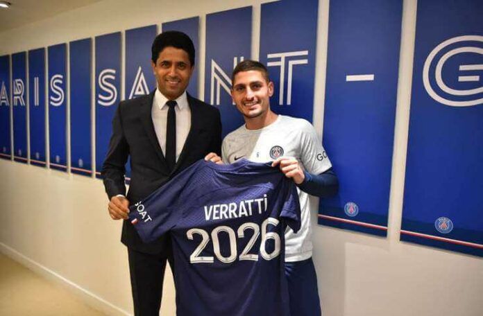 Marco Verratti Resmi Perpanjang Kontrak Sampai 2026 (en.psg.fr)