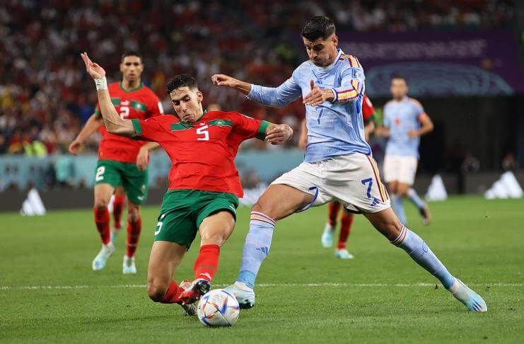 Maroko vs Spanyol jadi satu-satunya laga 0-0 pada babak 16 besar Piala Dunia 2022.