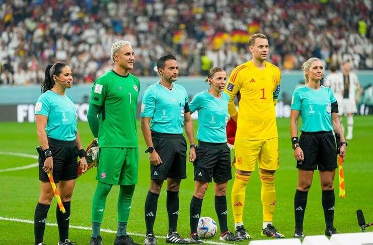 Stephanie Frappart memimpin laga Kosta Rika vs Jerman di Grup E Piala Dunia 2022.