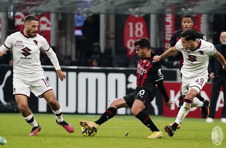 Coppa Italia AC Milan Dikalahkan 10 Orang Torino 2 (@acmilan)