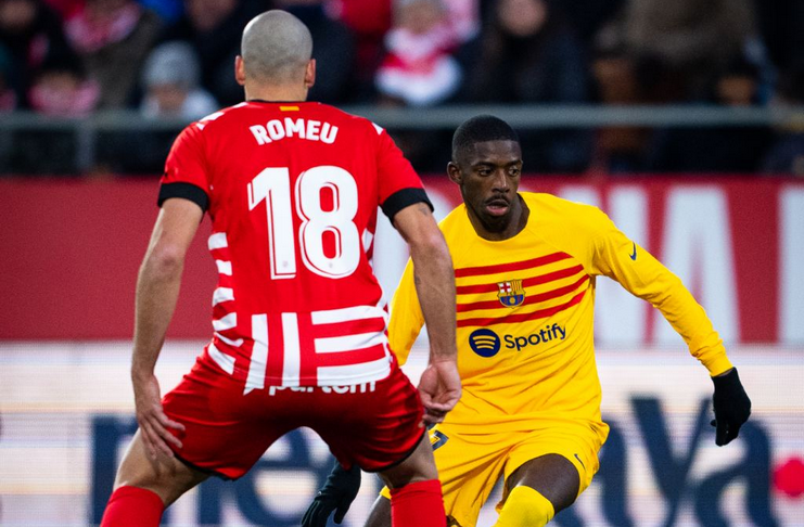 Ousmane Dembele - Cedera paha - Girona vs Barcelona - @fcbarcelona