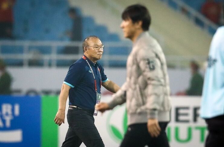 Park Hang-seo menyindir timnas Indonesia soal tudingan Vietnam main kasar.