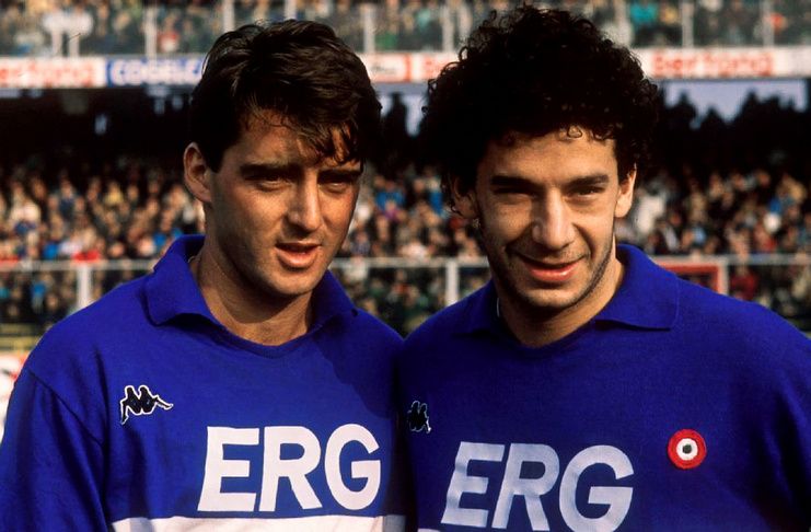 Roberto Mancini dan Gianluca Vialli Sampdoria - Istimewa