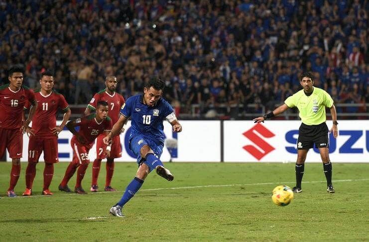 Teerasil Dangda baru mencetak 1 gol pada final Piala AFF.