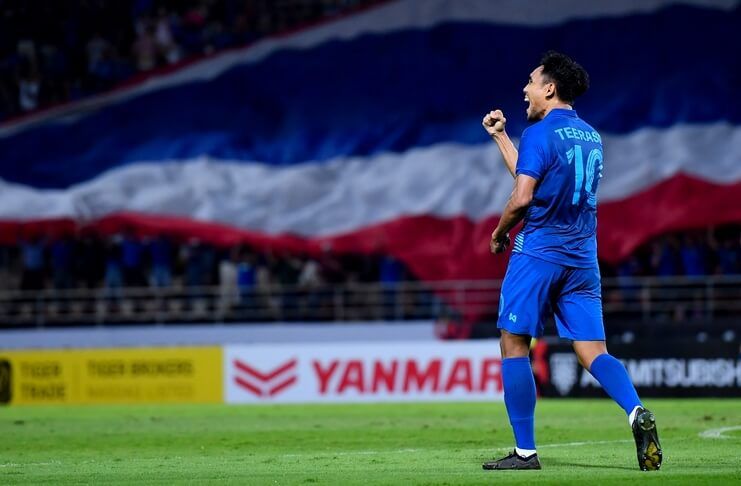 Teerasil Dangda telah membuat 6 gol bagi Thailand dalam perjalanan menuju final Piala AFF 2022.