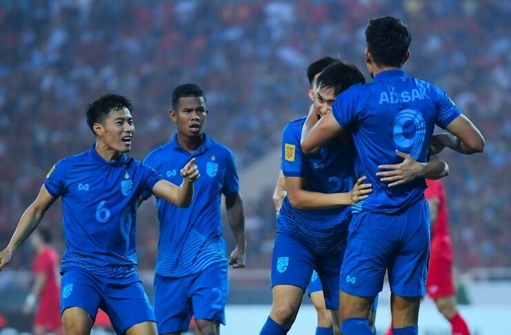 Thailand sempat unggul 2-1 atas Vietnam hingga menit ke-88 leg I final Piala AFF 2022.