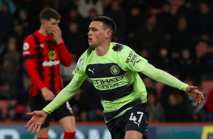 Bournemouth vs Manchester City - Liga Inggris - Phil Foden - Getty Images