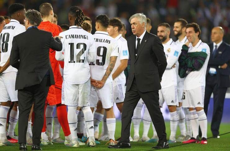 Carlo Ancelotti berharap Real Madrid bangkit setelah juara Piala Dunia Antarklub.