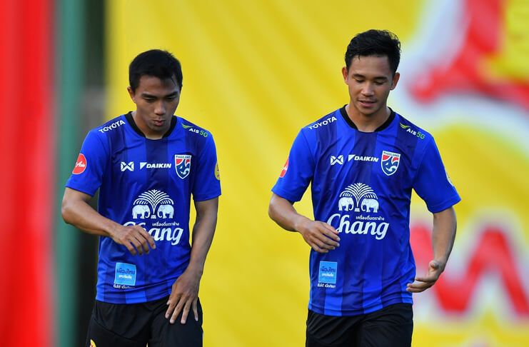 Chanathip Songkrasin dan Supachok Sarachat diharapkan Alexandre Polking memperkuat timnas Thailand pada Maret ini.
