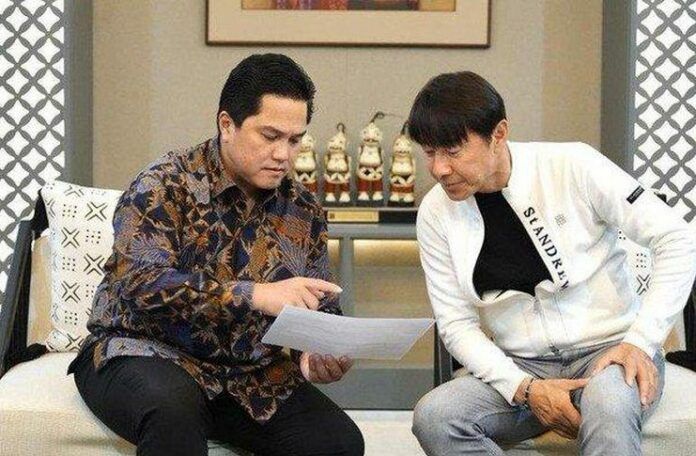 Erick Thohir Klarifikasi Isu Shin Tae-yong