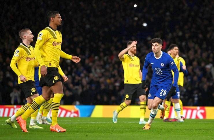 Kai Havertz jadi penentu kelolosan Chelsea ke perempat final Liga Champions 2022-23.