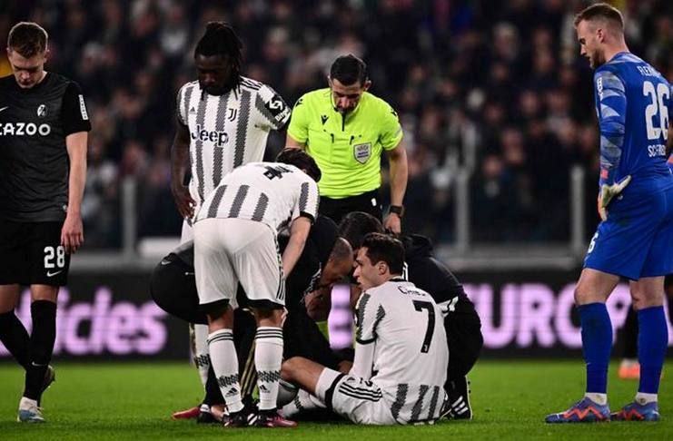 Massimiliano Allegri Juventus Kurang Klinis Lawan Freiburg - Federico Chiesa (Reuters)