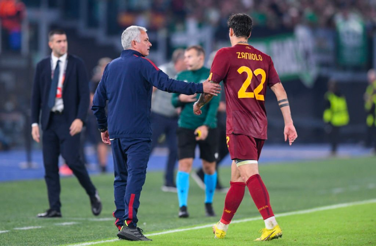Nicolo Zaniolo - jose Mourinho - AS Roma - Getty Images